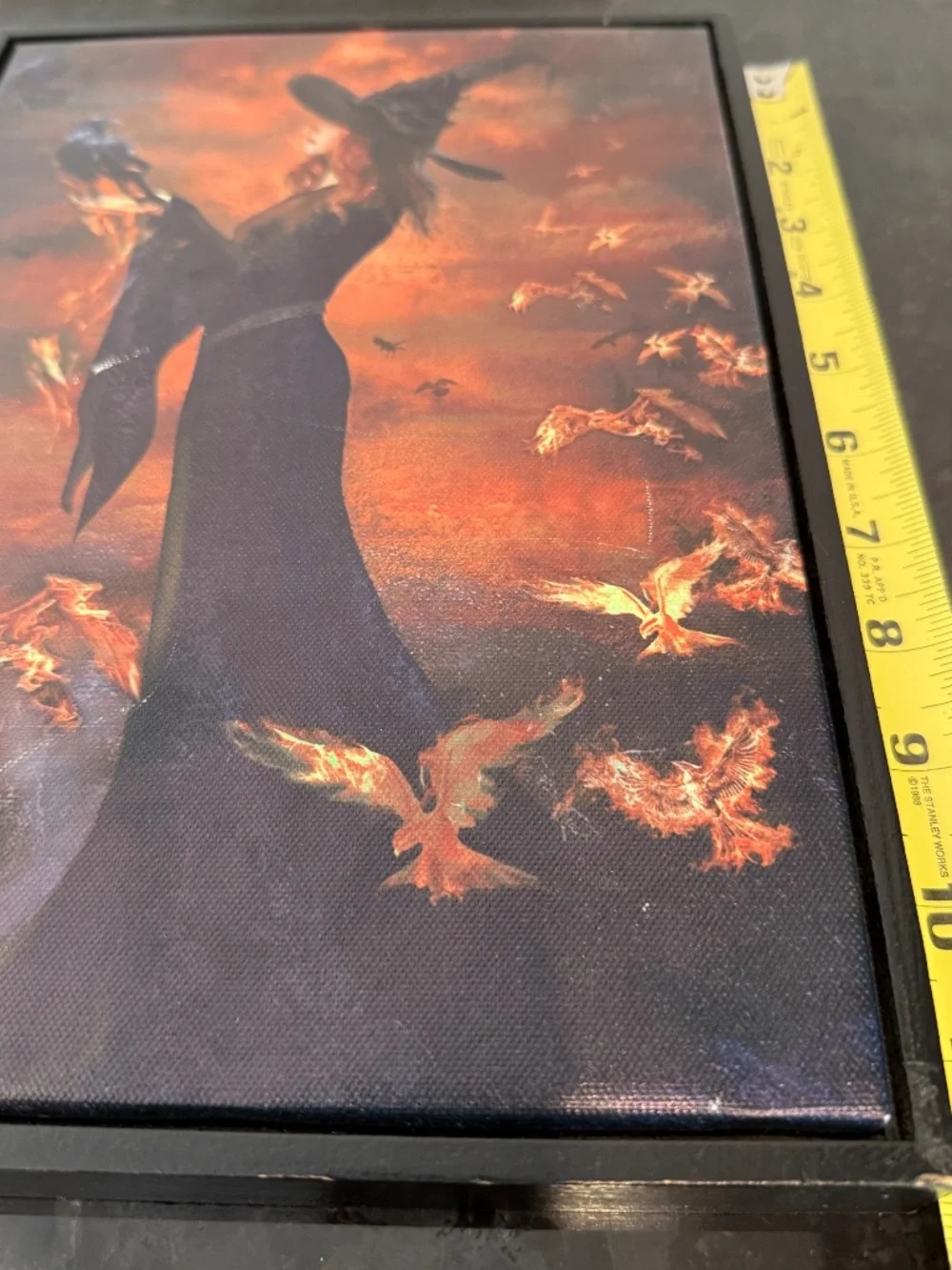 Witch Wall Art Decor Canvas Halloween Michaels Ashland Midnight Moon Raven